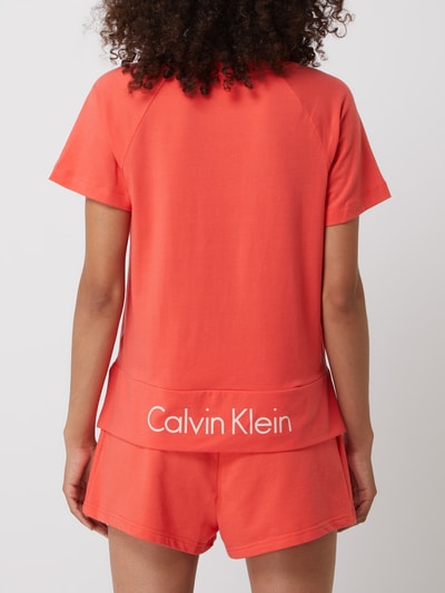 Calvin Klein Underwear Góra od piżamy z logo Koralowy 5