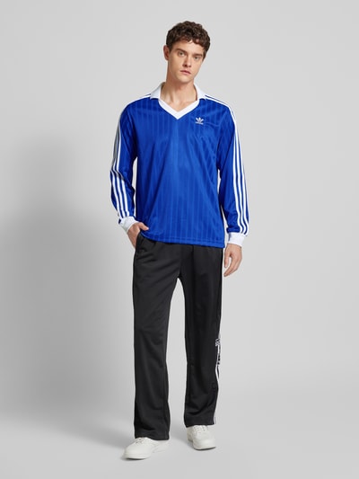 adidas Originals Shirt met lange mouwen en labelstitching Koningsblauw - 1