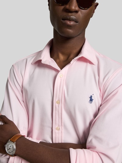 Polo Ralph Lauren Slim Fit Freizeithemd mit Logo-Stitching Rosa 4