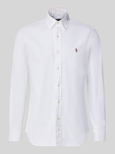 Produktfoto, wit regular fit Heren vrijetijdsoverhemd van katoenmix Regular Fit Freizeithemd aus Baumwoll-Mix van Polo Ralph Lauren