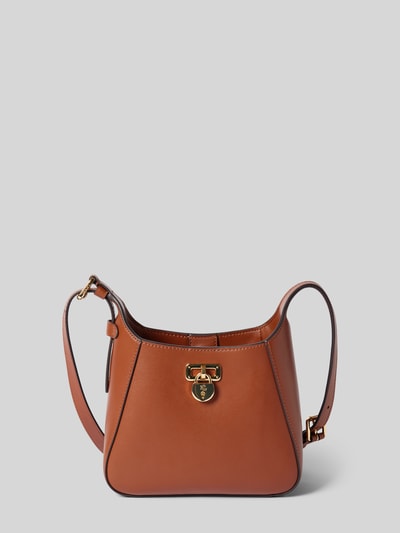 Lauren Ralph Lauren Handtasche mit Label-Applikation Modell 'TANNER' Cognac 2