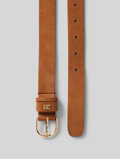 Tommy Hilfiger Ledergürtel mit Logo-Monogramm Dunkelbraun 3