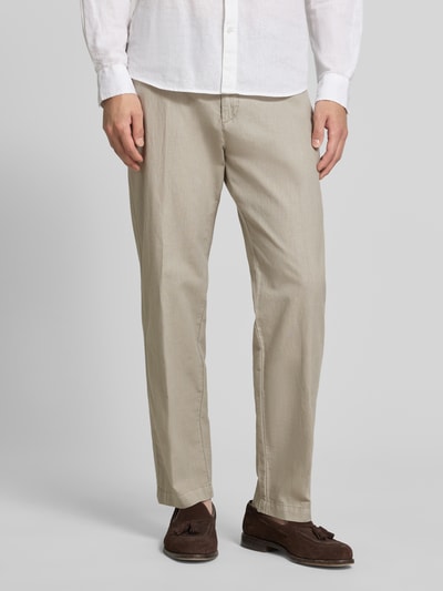 CINQUE Hose aus Leinen-Baumwoll-Mix mit Tunnelzug Taupe 4