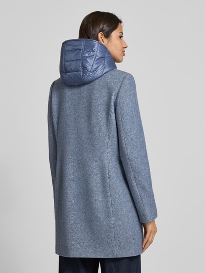 Fuchs Schmitt Mantel mit Kapuze Blau 5