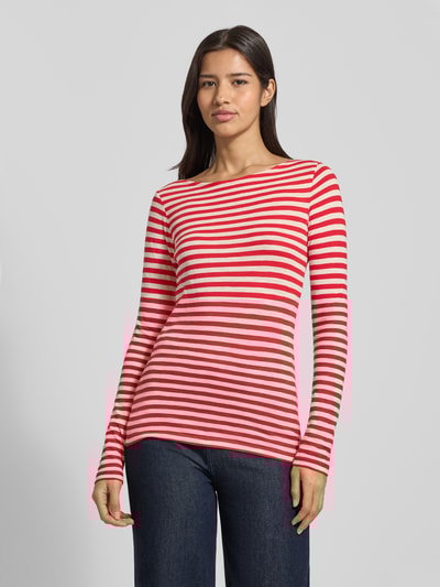 Marc O'Polo Slim fit shirt met lange mouwen van puur katoen Lichtrood - 4