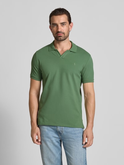 Polo Ralph Lauren Custom slim fit poloshirt met V-hals Groen - 4