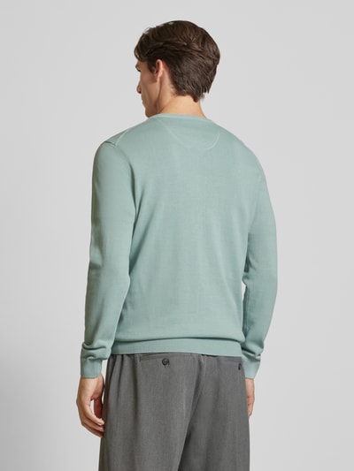 s.Oliver RED LABEL Gebreide pullover met ribboorden Mintgroen - 5