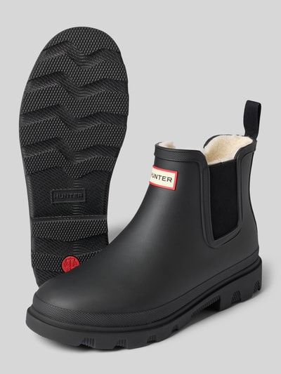 Hunter Stiefel mit Logo-Detail Black 4