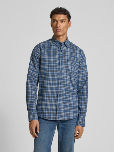 Lerros Vrijetijdsoverhemd met knoopsluiting Blauw - 4