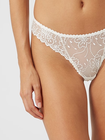 Marie Jo String mit Spitzenbesatz Modell 'Jane' Offwhite 3