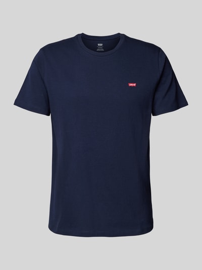 Levi's® T-shirt met labelstitching Marineblauw - 2