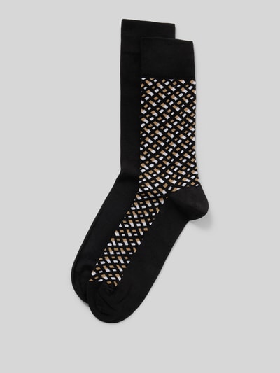 BOSS Socken mit Label-Detail im 2er-Pack Black 1