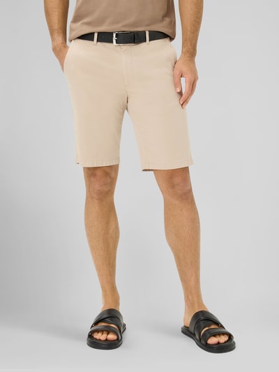 Brax Regular Fit Chinoshorts aus Baumwoll-Mix Modell 'BOZEN' Beige 4