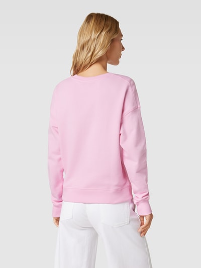Tommy Hilfiger Sweatshirt van katoen met labeldetail Roze - 5