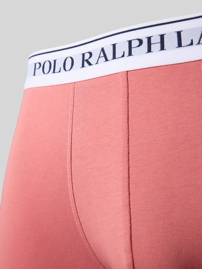 Polo Ralph Lauren Underwear Boxershort met elastische logoband in een set van 3 stuks Rosé - 2
