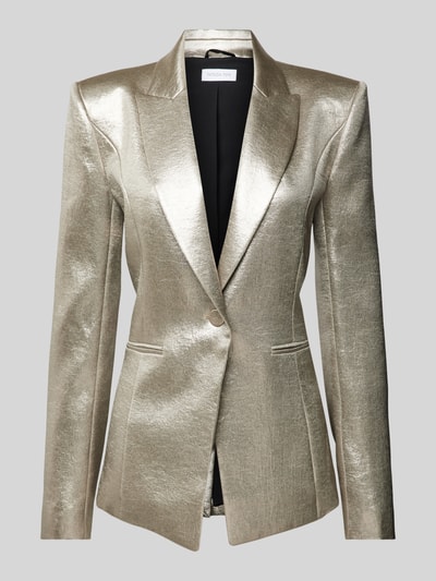 Patrizia Pepe Blazer mit Paspeltaschen Modell 'Giacca' Gold Melange 2