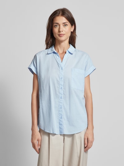 Soyaconcept Blouseshirt met borstzak, model 'DORA' Bleu - 4