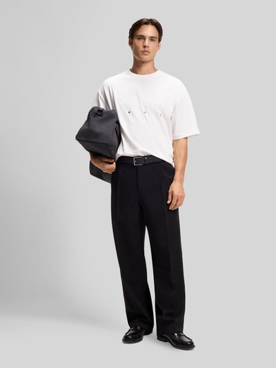 HUGO Oversize T-shirt met rugprint model 'DARISO' Wit - 1