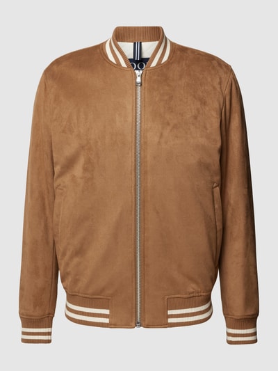 JOOP! Jeans College-Jacke mit Eingrifftaschen Modell 'Bubar' Camel 2