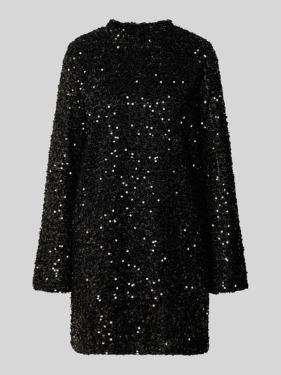 Jake*s Collection Knielanges Kleid mit Paillettenbesatz Black 2