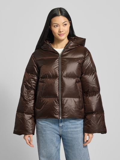 Marc O'Polo Regular Fit Daunenjacke mit Kapuze Mittelbraun 4