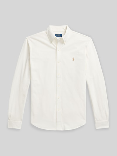 Polo Ralph Lauren Regular Fit Freizeithemd aus reiner Baumwolle Offwhite 2