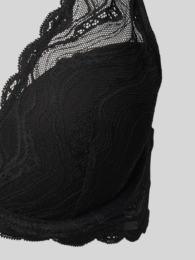 Calvin Klein Underwear BH in semitransparentem Design mit Hakenverschluss Black 2