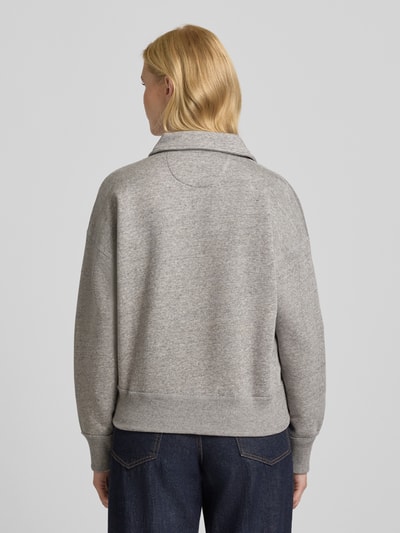 Polo Ralph Lauren Sweatshirt mit Polokragen und Label-Stitching Mittelgrau 5