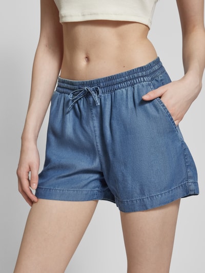 Only Korte regular fit broek met tunnelkoord, model 'PEMA' Donkerblauw - 3