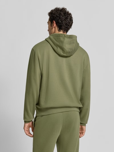 HUGO Relaxed Fit Hoodie aus reiner Baumwolle Modell 'Dapo' Oliv 5