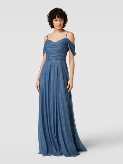 TROYDEN COLLECTION Abendkleid mit Raffungen Ocean 4