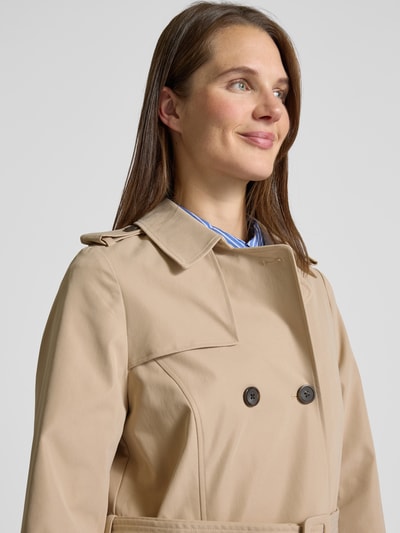 Tom Tailor Regular Fit Trenchcoat mit Gürtel Beige 3