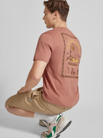 Only & Sons Slim Fit T-Shirt mit Motiv-Print Modell 'BASIC' Hellrot 3