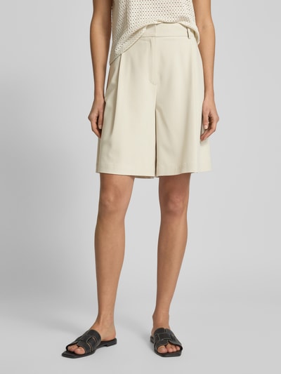 Jake*s Collection Relaxed Fit Shorts mit Bundfalten Kitt 4