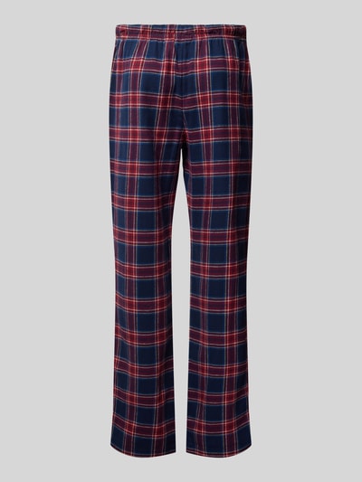 Christian Berg Men Regular Fit Pyjama-Hose mit Tunnelzug Dunkelrot 3