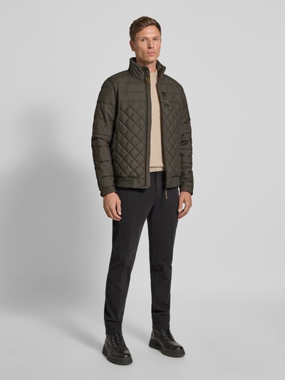 PME Legend Steppjacke mit Stehkragen Modell 'GLIDER' Schlamm 1