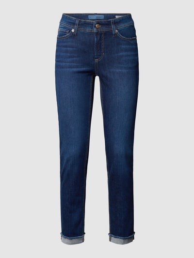 Cambio Jeans met stretch, model 'Piper' Donkerblauw - 2