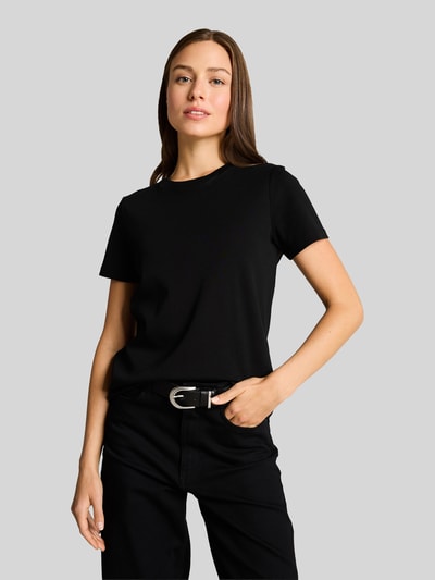 Tom Tailor Regular Fit T-Shirt aus reiner Baumwolle Black 4