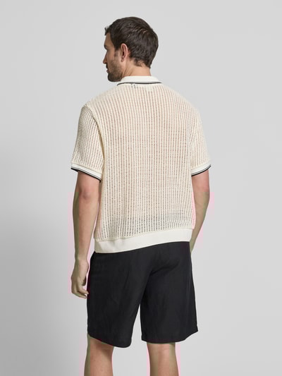 Jack & Jones Premium Koszulka polo z fakturowanym wzorem model ‘BLUCOHEN’ Biały 5