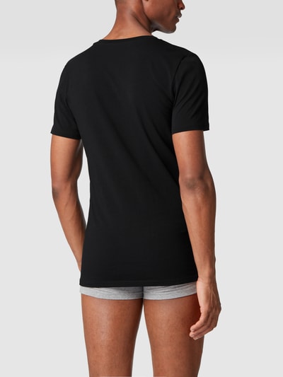 Drykorn T-Shirt mit Stretch-Anteil im 2er-Pack Modell 'Caris' Schwarz 4