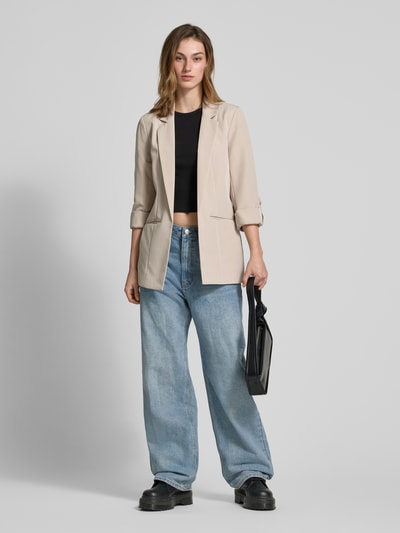 Only Relaxed Fit Longblazer mit dekorativem Perl-Optik-Knopf Modell 'KAYLE-ORLEEN LIFE' Sand 1