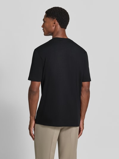 HUGO Regular Fit T-Shirt aus reiner Baumwolle Modell 'Dulivio_U263' Black 5