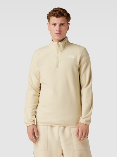 The North Face Fleecepullover mit Troyer-Kragen Modell '100 GLACIER' Sand 4