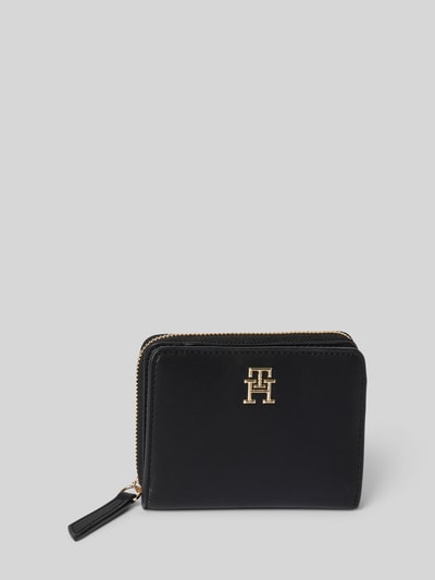 Tommy Hilfiger Portemonnaie mit Label-Applikation Black 1