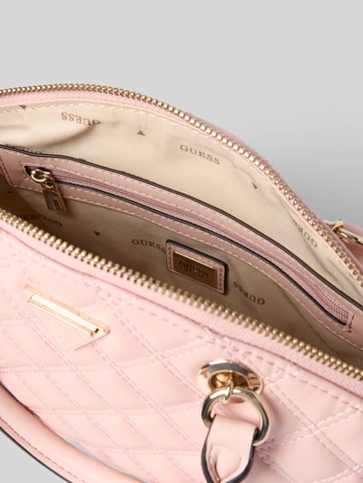 Guess Handtasche mit Steppnähten Modell 'GIULLY' Pink 5