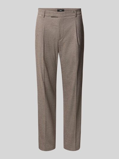 Cinque Regular Fit Stoffhose mit Bügelfalten Modell 'CiSalto' Beige 2