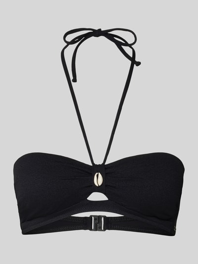 Banana Moon Bikini-Oberteil mit Ziermuschelbesatz Modell 'Kenteo' Black 1