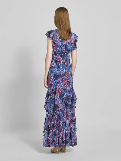 Lauren Ralph Lauren Sukienka wieczorowa z dekoltem w serek model ‘VIKRANA’ Niebieski 5