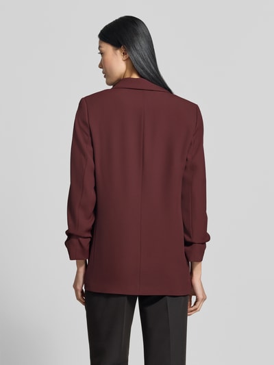 Jake*s Collection Oversized Blazer mit Raffungen Pflaume 5