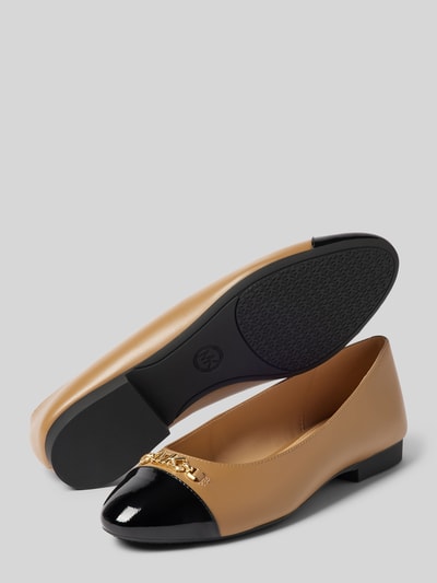 MICHAEL Michael Kors Ballerinas mit Label-Applikation Modell 'REBECCA' Sand 4